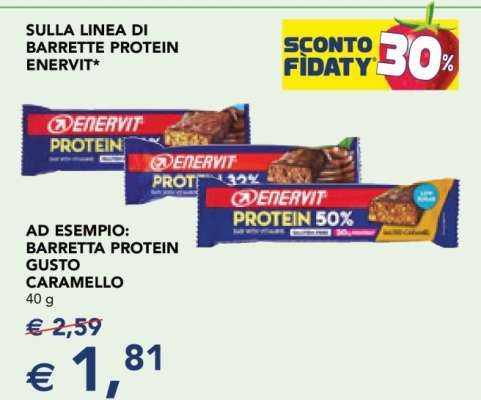 ENERVIT BARRETTA PROTEIN GUSTO CARAMELLO