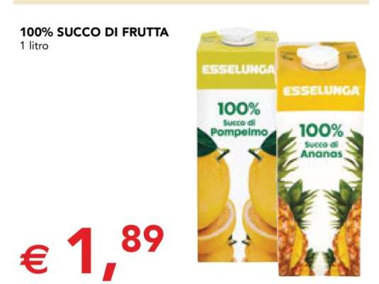 100% SUCCO DI FRUTTA