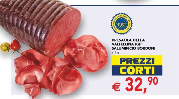 Bresaola della Valtellina IGP Salumificio Bordoni