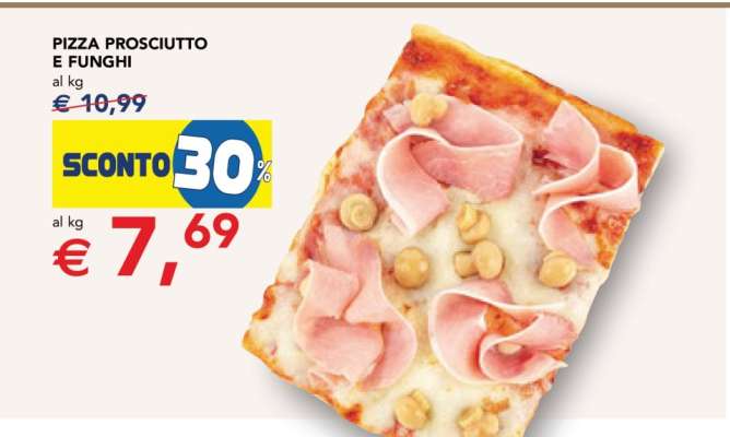 Pizza Prosciutto e Funghi