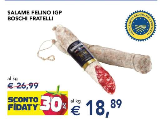 SALAME FELINO IGP BOSCHI FRATELLI