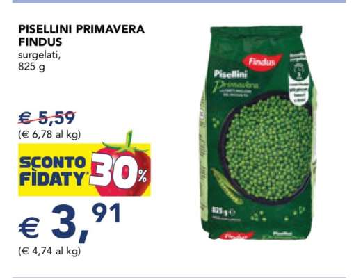 Pisellini Primavera Findus