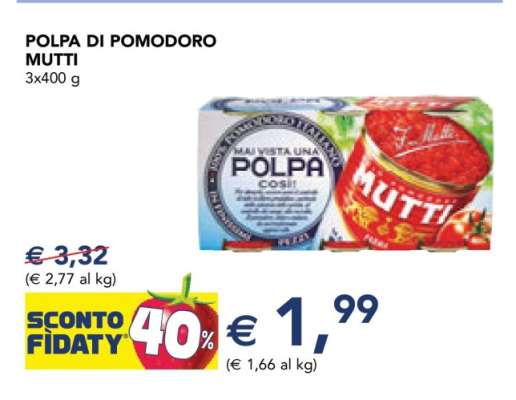 POLPA DI POMODORO MUTTI