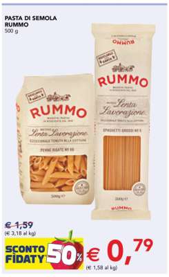 PASTA DI SEMOLA RUMMO