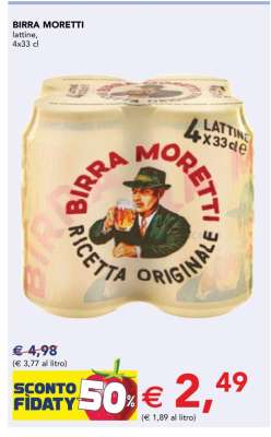 BIRRA MORETTI