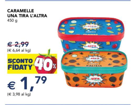 CARAMELLE UNA TIRA L'ALTRA