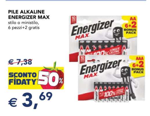 PILE ALKALINE ENERGIZER MAX