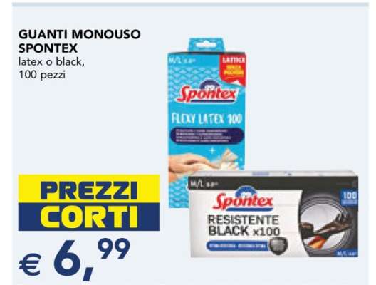 GUANTI MONOUSO SPONTEX