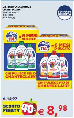 Detersivo Lavatrice Chanteclair