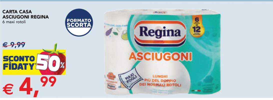 Carta Casa Asciugoni Regina