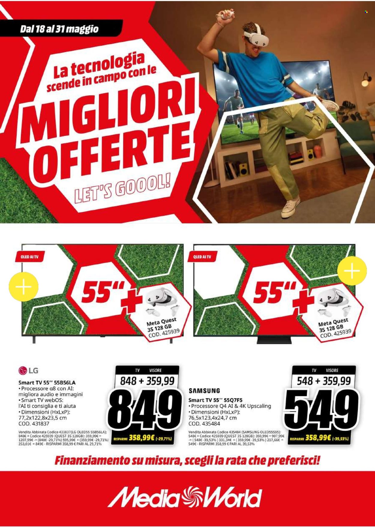 Volantino MediaWorld - 18/5/2026 - 31/5/2026. Pagina 1