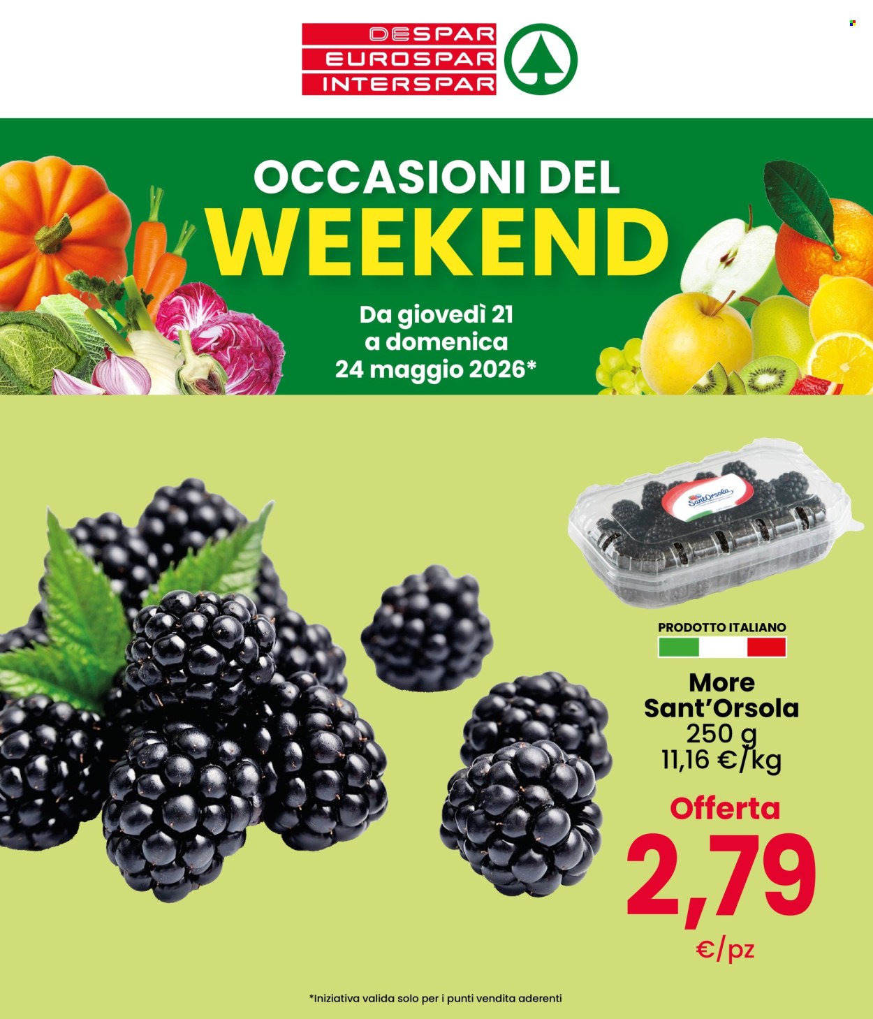 Volantino Interspar - 21/5/2026 - 24/5/2026. Pagina 1