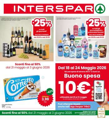 thumbnail - Volantino Interspar - Sconti fino al 50%