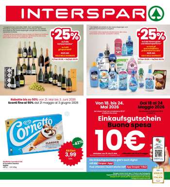 Volantino Interspar - 21/5/2026 - 3/6/2026.