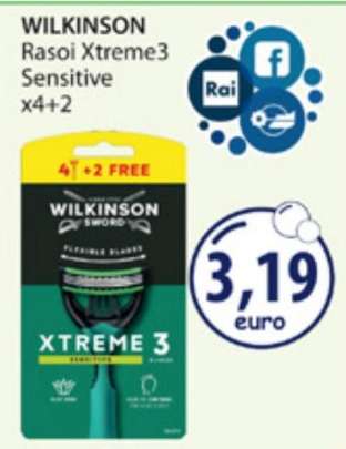 WILKINSON Rasoi Xtreme3 Sensitive x4+2