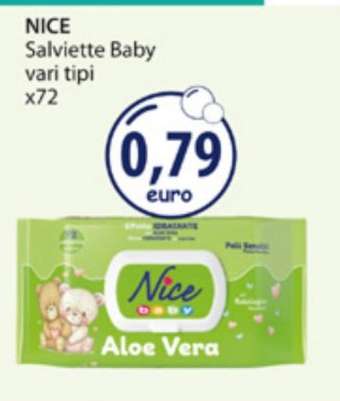 NICE Salviette Baby vari tipi x72