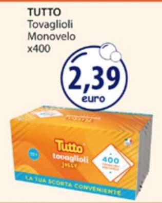 TUTTO Tovaglioli Monovelo x400