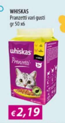 WHISKAS Pranzetti vari gusti