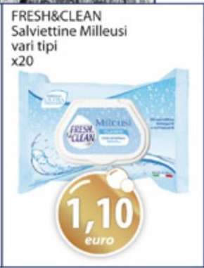 FRESH&CLEAN Salviettine Milleusi