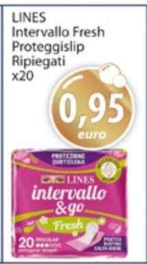 LINES Intervallo Fresh Proteggislip Ripiegati x20