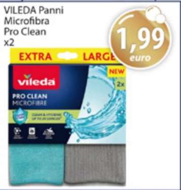 VILEDA Panni Microfibra Pro Clean x2