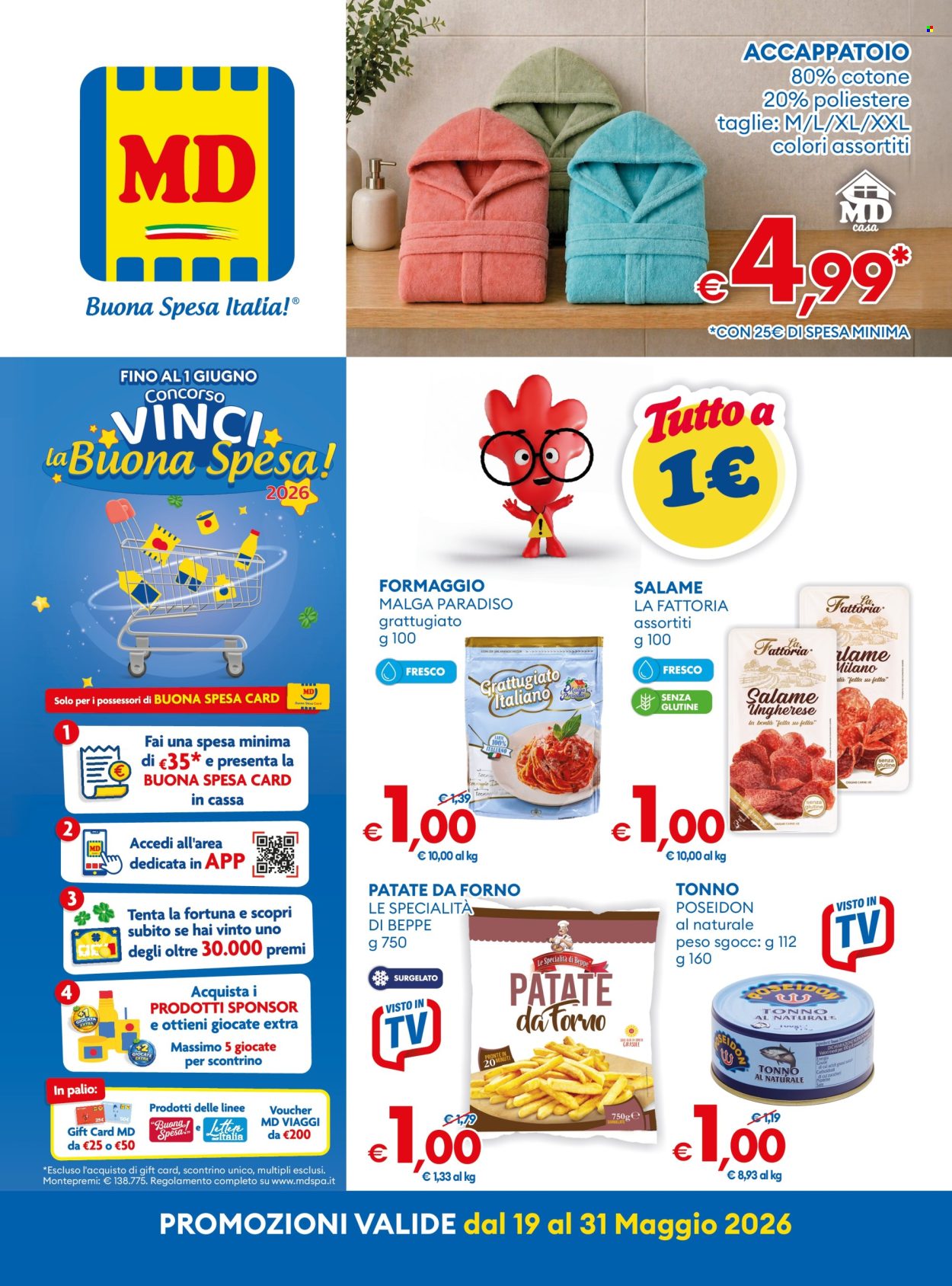 Volantino MD Discount - 19/5/2026 - 31/5/2026. Pagina 1