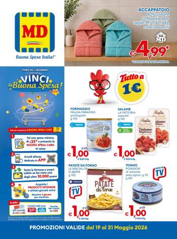 Volantino MD Discount - 19/5/2026 - 31/5/2026.