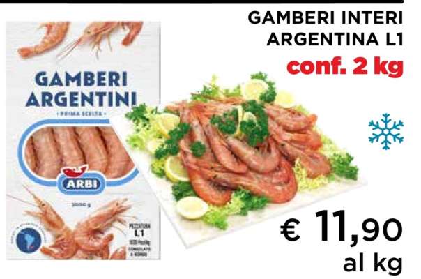 GAMBERI INTERI ARGENTINA L1