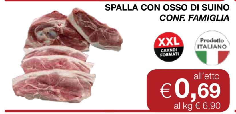 SPALLA CON OSSO DI SUINO