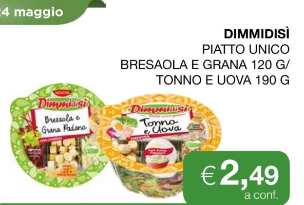 DIMMIDISI piatto unico
