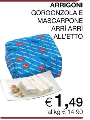 ARRIGONI GORGONZOLA E MASCARPONE