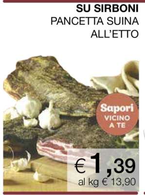 SU SIRBONI PANCETTA SUINA ALL’ETTO