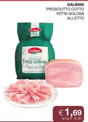 Galbani Prosciutto Cotto Fetta Golosa