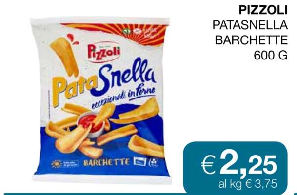 PIZZOLI PATASNELLA BARCHETTE 600 G