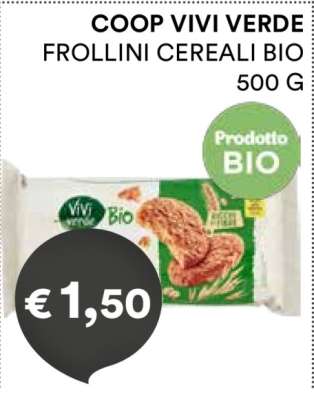 COOP VIVI VERDE FROLLINI CEREALI BIO