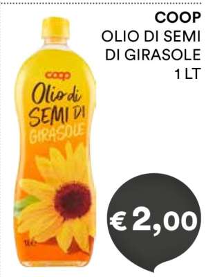 COOP OLIO DI SEMI DI GIRASOLE 1 LT