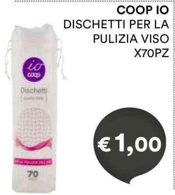 COOP IO DISCHETTI PER LA PULIZIA VISO X70PZ