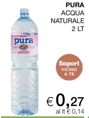 PURA ACQUA NATURALE 2 LT