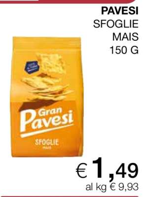 PAVESI SFOGLIE MAIS 150 G