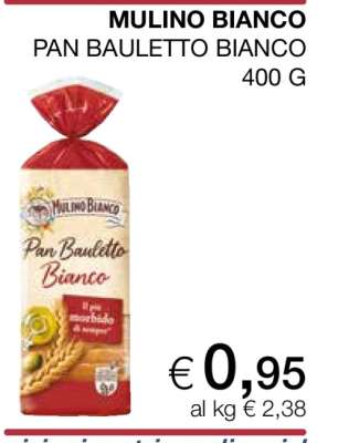Mulino Bianco Pan Bauletto Bianco