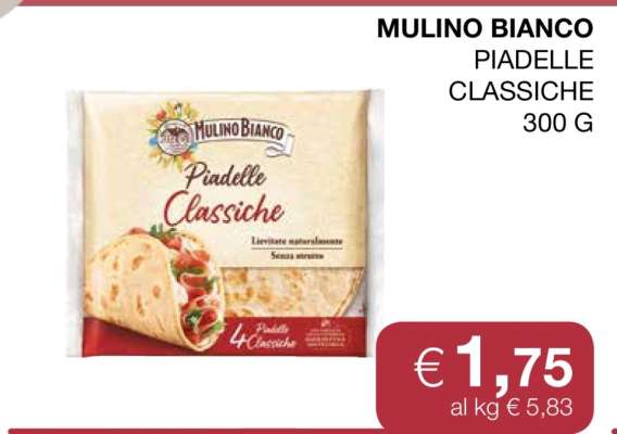 Mulino Bianco Piadelle Classiche
