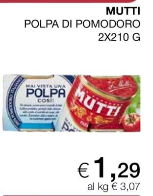 Mutti Polpa di pomodoro