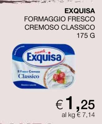 EXQUISA FORMAGGIO FRESCO CREMOSO CLASSICO