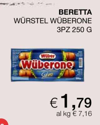 BERETTA WÜRSTEL WÜBERONE