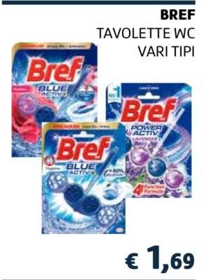 BREF TAVOLETTE WC VARI TIPI