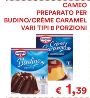 Cameo Preparato per Budino/Creme Caramel