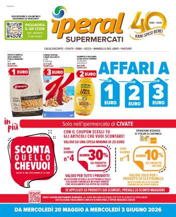 Volantino Iperal - 20/5/2026 - 3/6/2026.