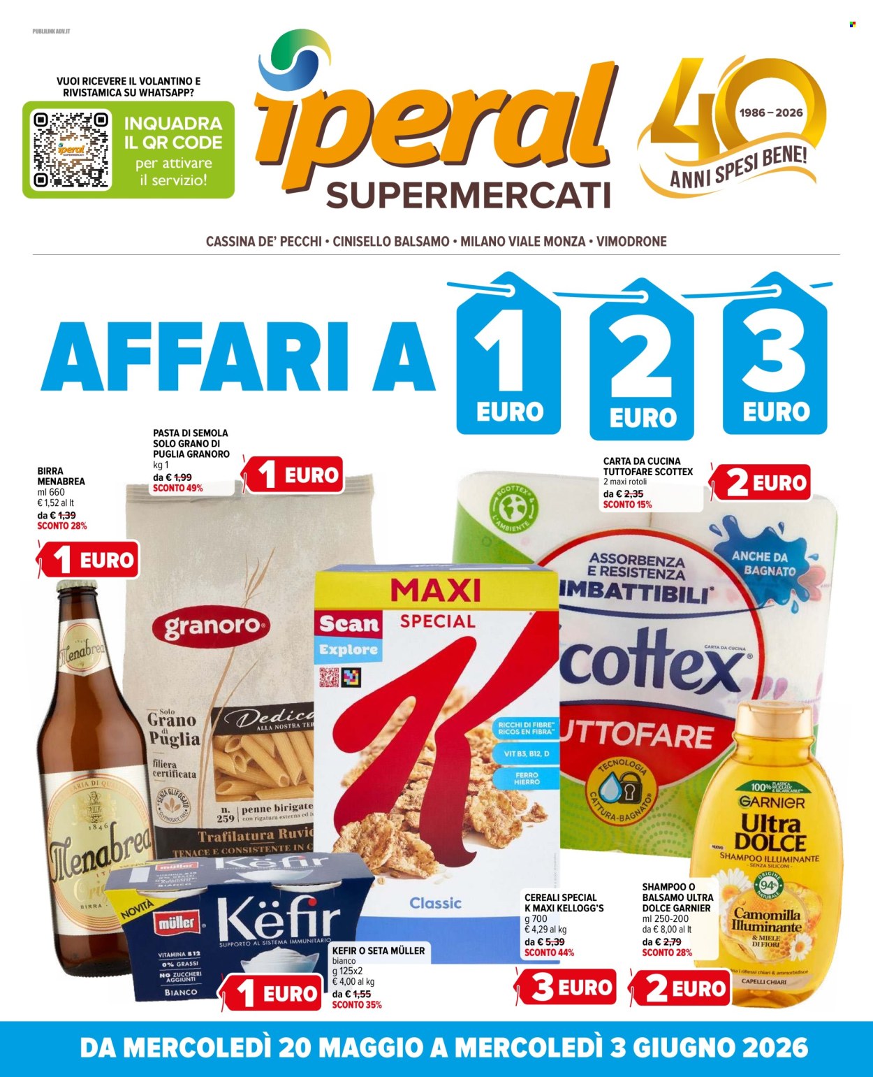 Volantino Iperal - 20/5/2026 - 3/6/2026. Pagina 1