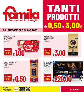 Volantino Famila - 21/5/2026 - 3/6/2026.