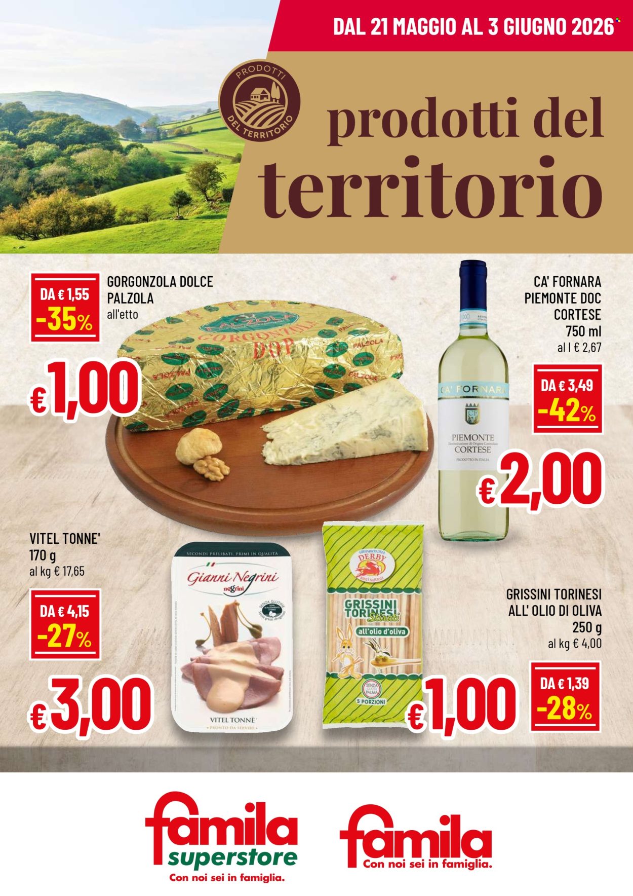 Volantino Famila - 21/5/2026 - 3/6/2026. Pagina 1